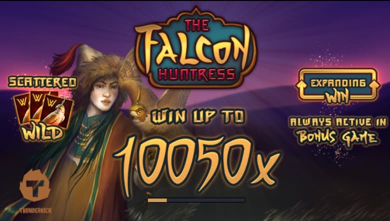 The Falcon Huntress — Новый слот THUNDERKICK