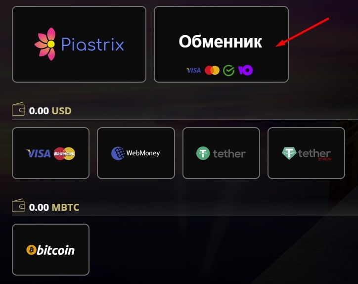 Обменник qiwi на ltc в Riobet